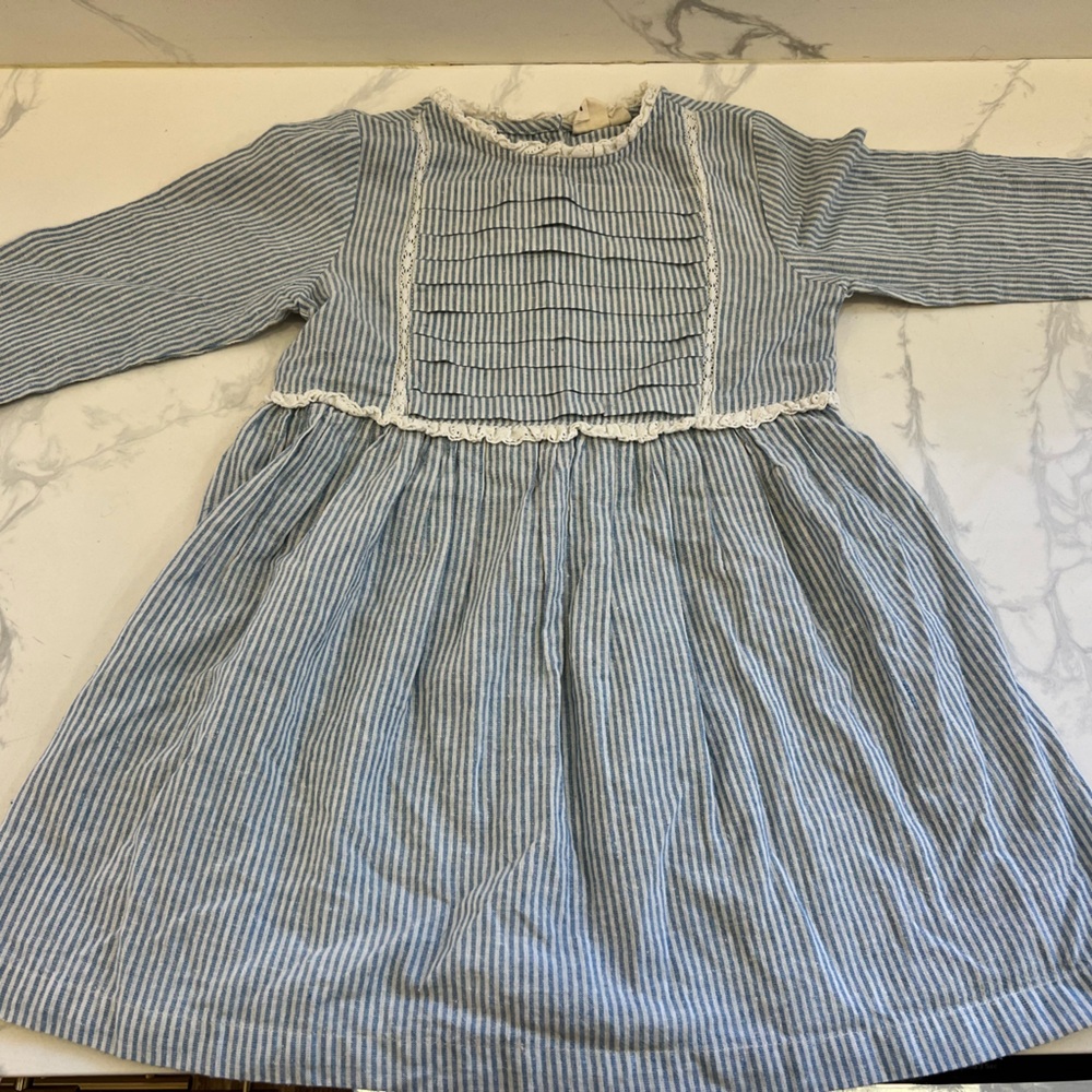 Beet World Blue Stripe Dress